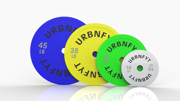 URBNFYT CALIBRATED LB STEEL PLATES - COLOR CODED